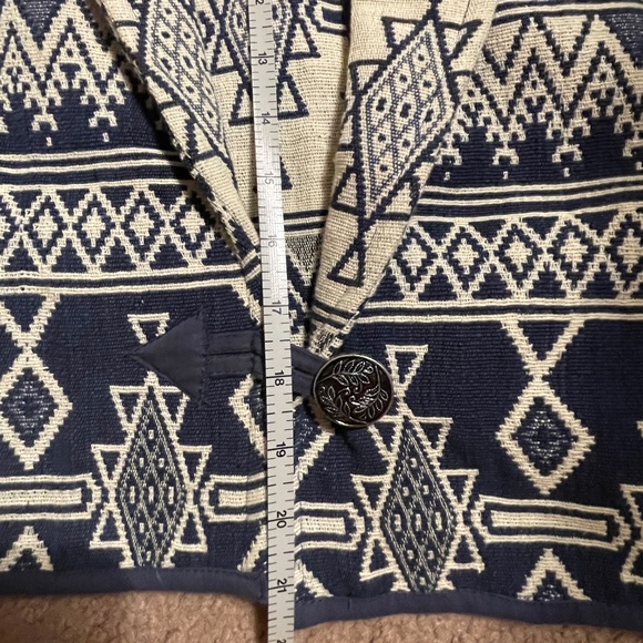 Flashback Aztec style short jacket, size small - Picture 2 of 4